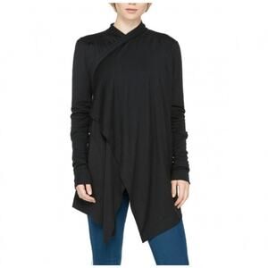 Icebreaker Merino Wool Bliss Wrap Top Black Medium